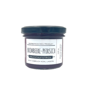 Fruchtaufstrich Brombeer-Pfirsich, Königskind