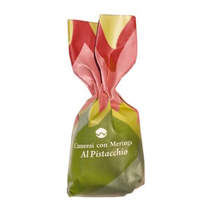 Cuneesi con meringa al pistacchio