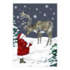 Adventskalender-Doppelkarte Rentier von Daniela Drescher