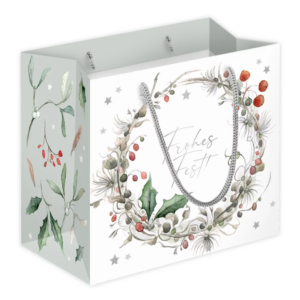 Kompakte Geschenktüte Weihnachtskränze von Sophia Drescher