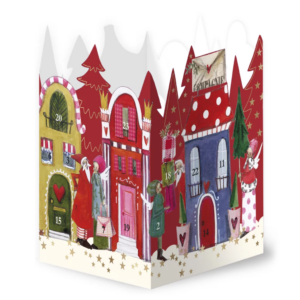 Adventskalender-Leuchte Häuser von Silke Leffler