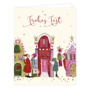 Geschenkkärtchen Häuser von Silke Leffler