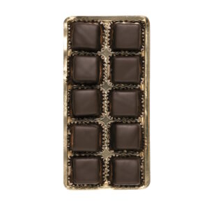 Dominosteine mit Zartbitterschokolade, Confiserie Imping