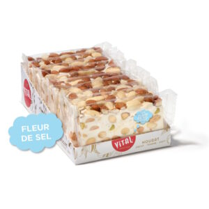 Soft Nougat Scheiben Mandel mit Fleur de Sel