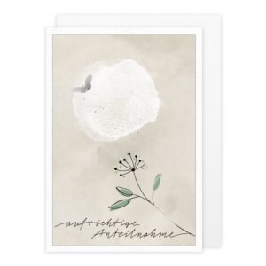 Trauerkarte Schmetterling von Antje Therés Kral