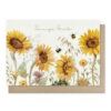 Doppelkarte Sonnenblumen von Sophia Drescher