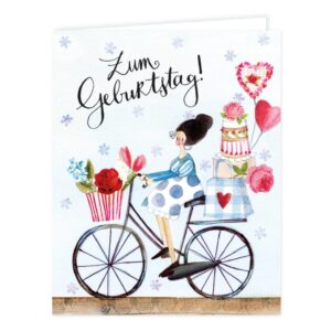 Geschenkkärtchen Fahrrad von Silke Leffler