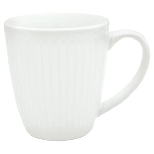 GreenGate Tasse mit Henkel Alice white